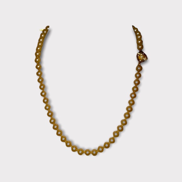 Vintage Glass Pearl Necklace